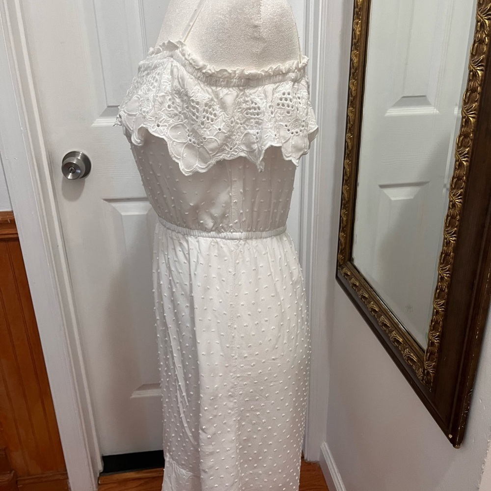 Epic Threads White Ruffled Off-Shoulder Sundress - Picture 3 of 8